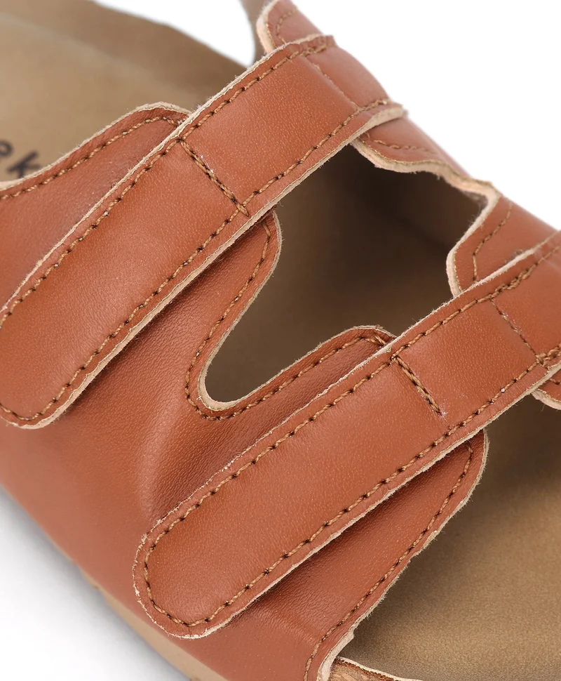 Pine Kids Pine Kids Sandals With Velcro Closure - Brown